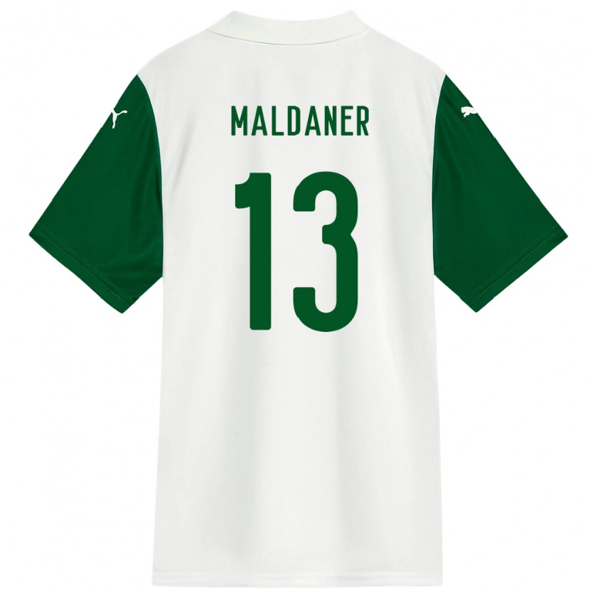 Danxen Damen Pati Maldaner #13 Weiß Grün Auswärtstrikot Trikot 2025/26 T-Shirt Österreich