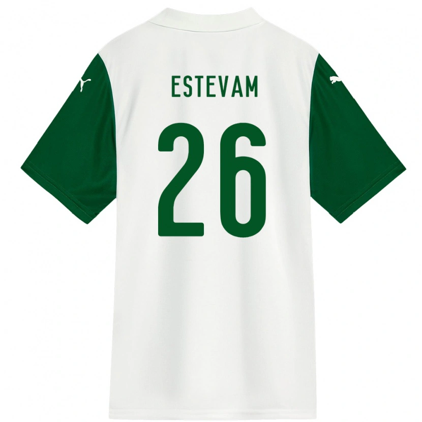 Danxen Damen Laís Estevam #26 Weiß Grün Auswärtstrikot Trikot 2025/26 T-Shirt Österreich