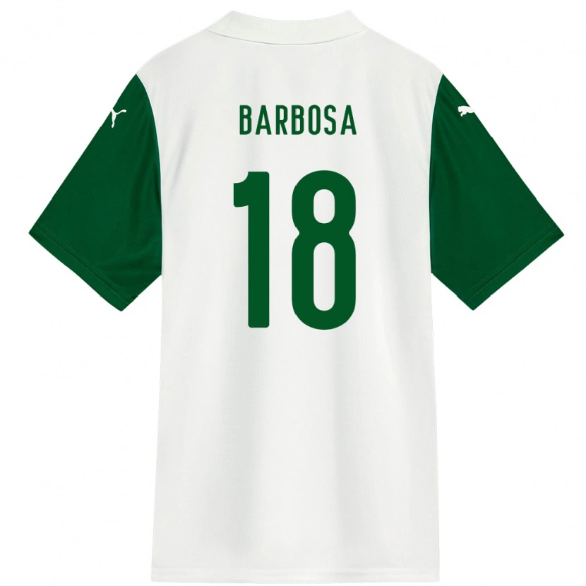 Danxen Damen Danilo Barbosa #18 Weiß Grün Auswärtstrikot Trikot 2025/26 T-Shirt Österreich