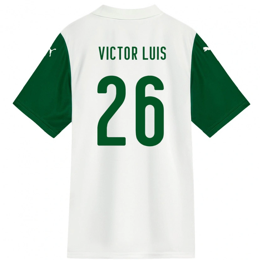 Danxen Damen Victor Luis #26 Weiß Grün Auswärtstrikot Trikot 2025/26 T-Shirt Österreich