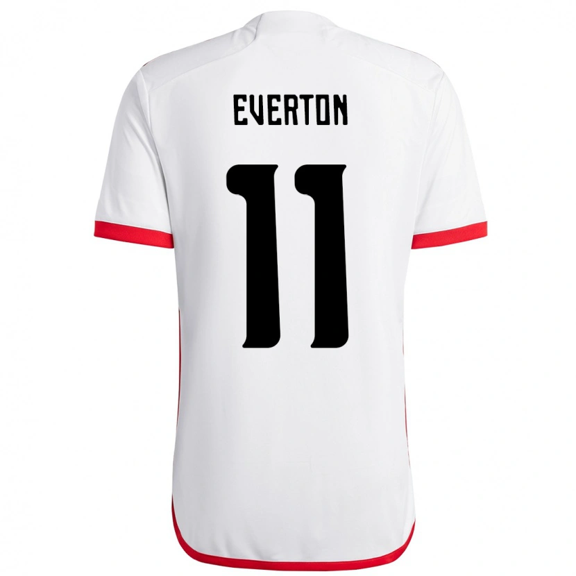 Danxen Damen Everton #11 Weiß Rot Auswärtstrikot Trikot 2025/26 T-Shirt Österreich
