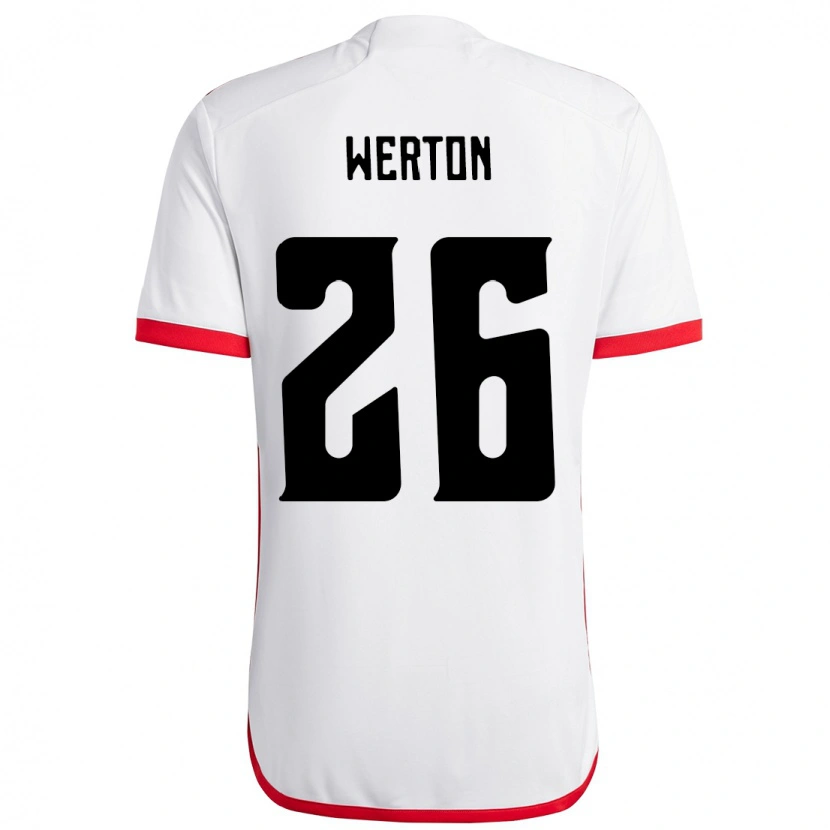 Danxen Damen Werton #26 Weiß Rot Auswärtstrikot Trikot 2025/26 T-Shirt Österreich