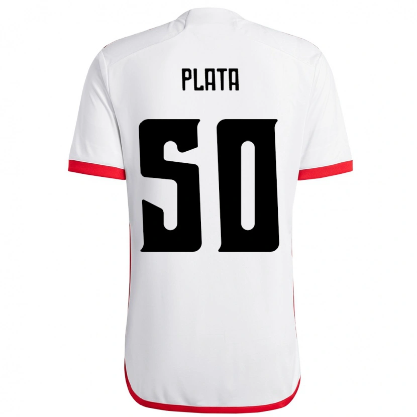 Danxen Damen Gonzalo Plata #50 Weiß Rot Auswärtstrikot Trikot 2025/26 T-Shirt Österreich