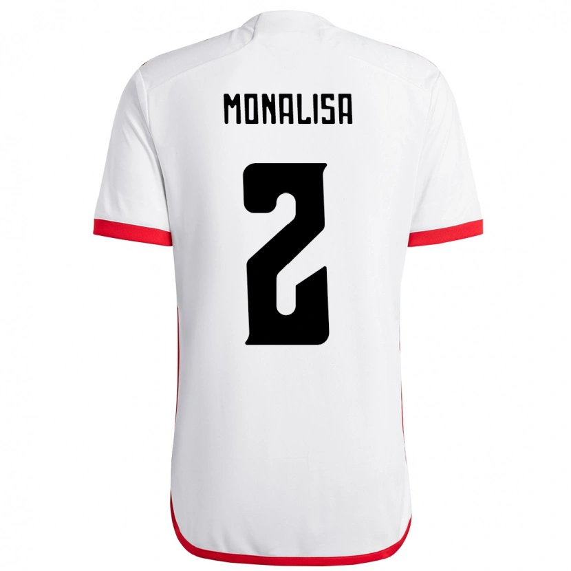 Danxen Damen Monalisa #2 Weiß Rot Auswärtstrikot Trikot 2025/26 T-Shirt Österreich