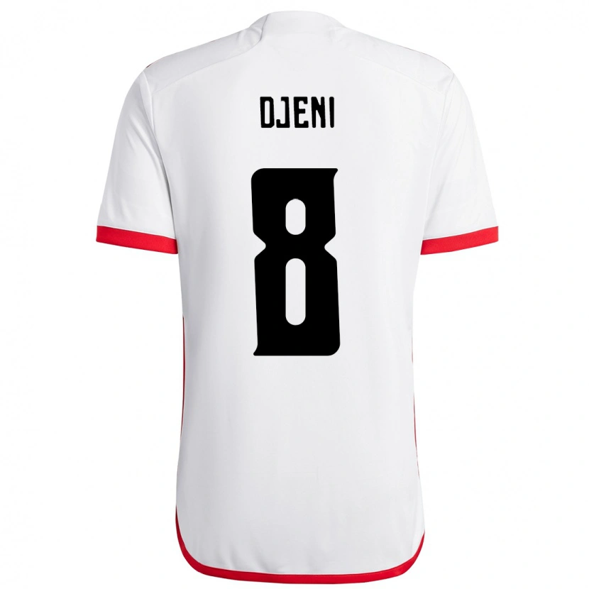 Danxen Damen Djeni #8 Weiß Rot Auswärtstrikot Trikot 2025/26 T-Shirt Österreich