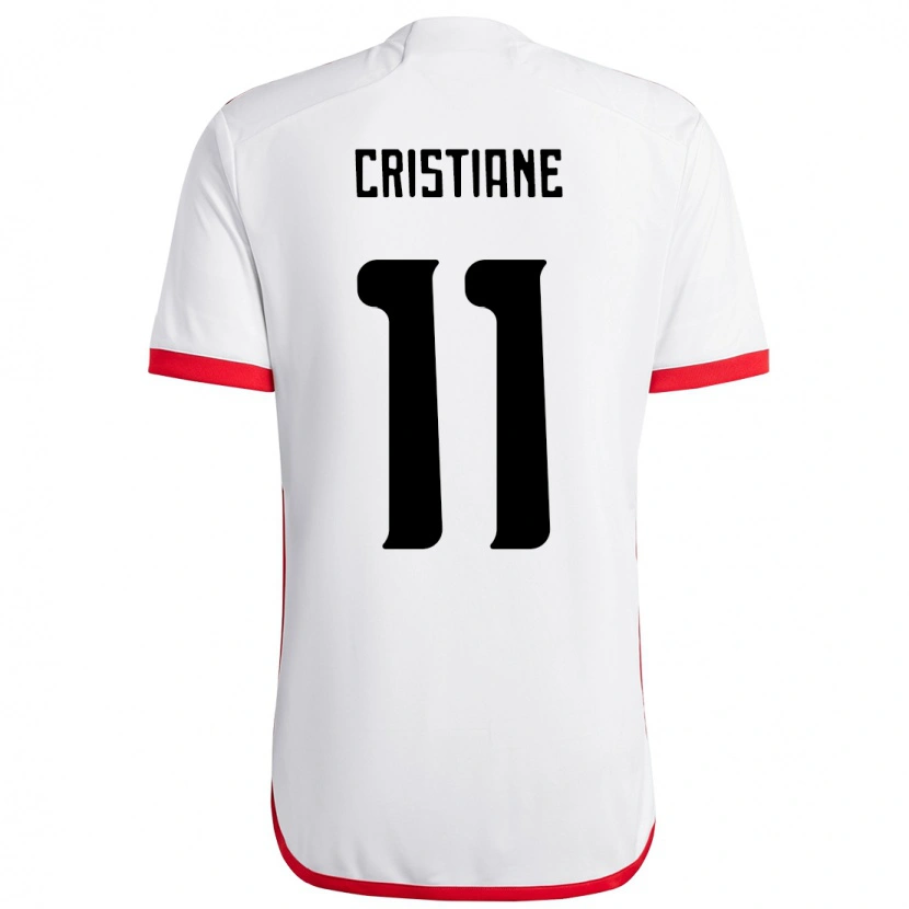 Danxen Damen Cristiane #11 Weiß Rot Auswärtstrikot Trikot 2025/26 T-Shirt Österreich