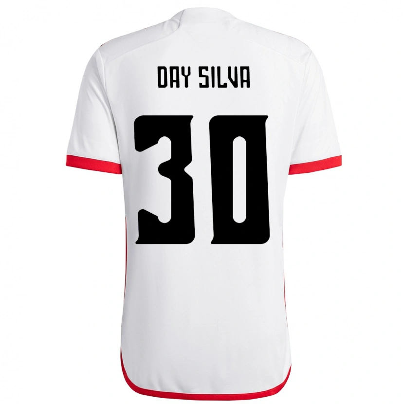 Danxen Damen Day Silva #30 Weiß Rot Auswärtstrikot Trikot 2025/26 T-Shirt Österreich