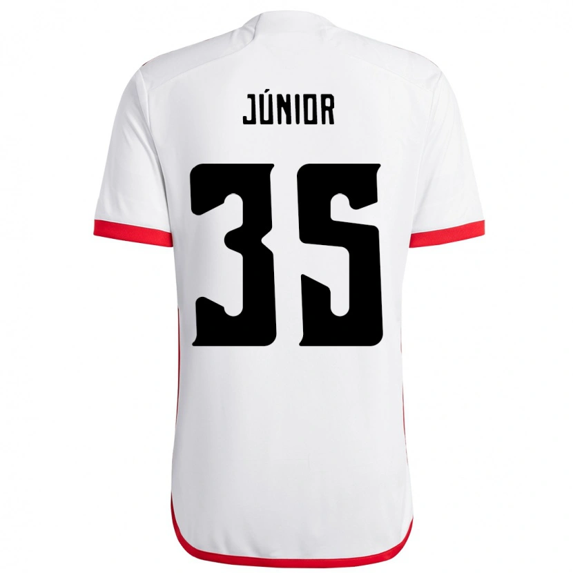 Danxen Damen Kaylaine Júnior #35 Weiß Rot Auswärtstrikot Trikot 2025/26 T-Shirt Österreich