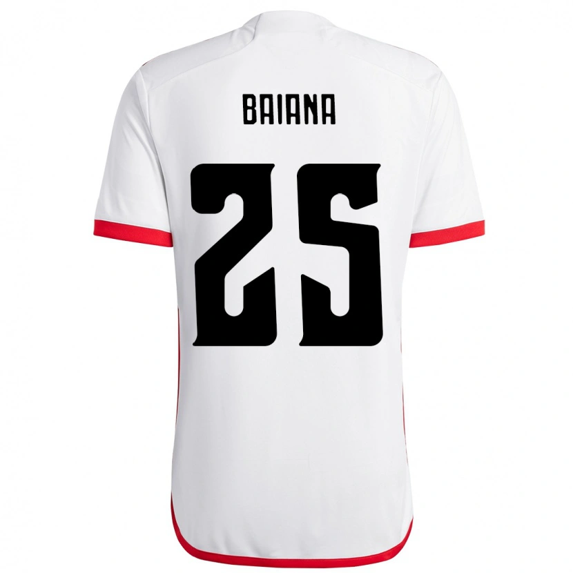 Danxen Damen Larissa Baiana #25 Weiß Rot Auswärtstrikot Trikot 2025/26 T-Shirt Österreich