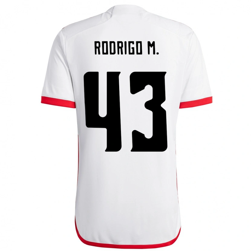 Danxen Damen Rodrigo Muniz #43 Weiß Rot Auswärtstrikot Trikot 2025/26 T-Shirt Österreich