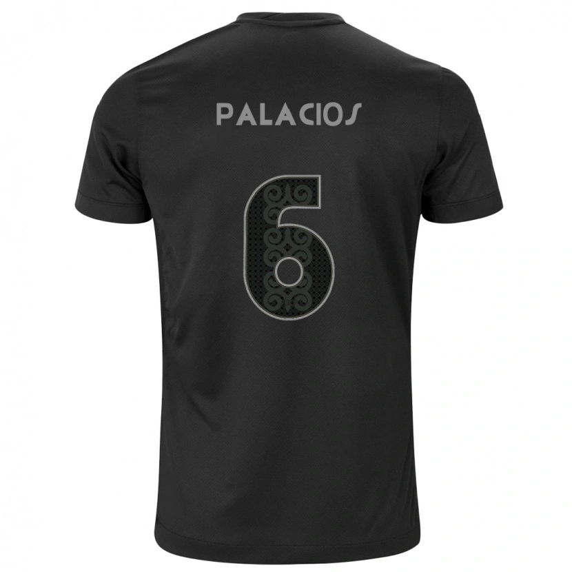 Danxen Damen Diego Palacios #6 Schwarz Weiß Auswärtstrikot Trikot 2025/26 T-Shirt Österreich