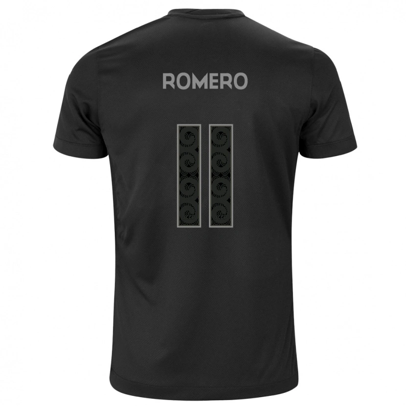 Danxen Damen Ángel Romero #11 Schwarz Weiß Auswärtstrikot Trikot 2025/26 T-Shirt Österreich