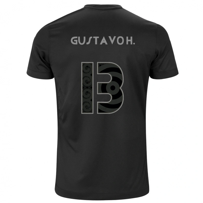 Danxen Damen Gustavo Henrique #13 Schwarz Weiß Auswärtstrikot Trikot 2025/26 T-Shirt Österreich