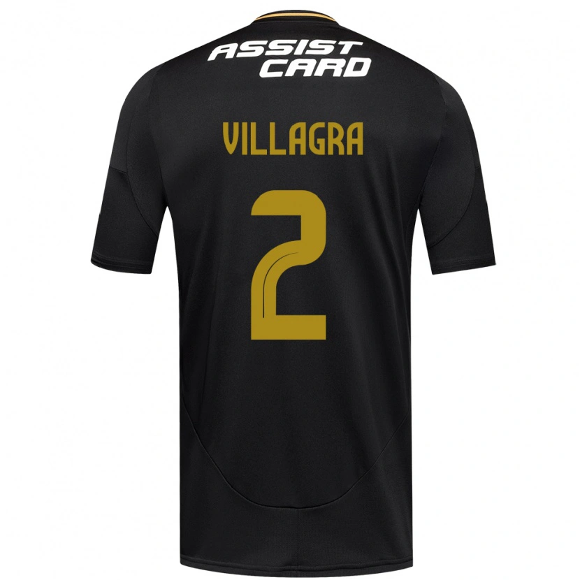Danxen Damen Jonathan Villagra #2 Schwarz Weiß Auswärtstrikot Trikot 2025/26 T-Shirt Österreich