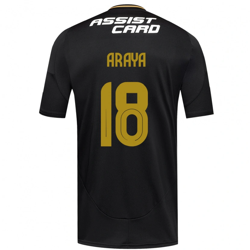 Danxen Damen Benjamín Araya #18 Schwarz Weiß Auswärtstrikot Trikot 2025/26 T-Shirt Österreich