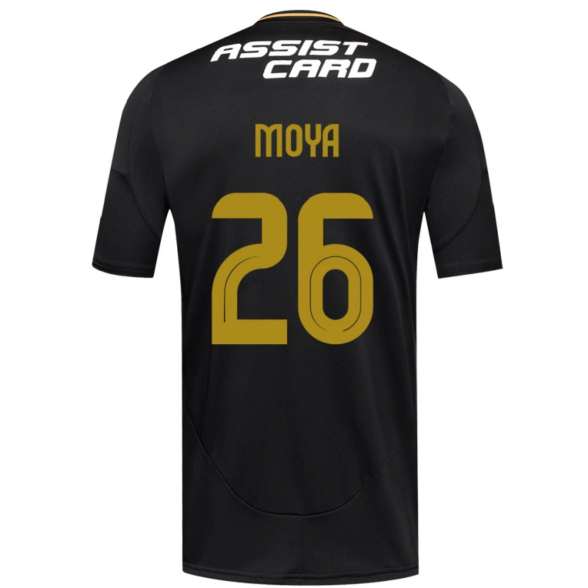 Danxen Damen Matías Moya #26 Schwarz Weiß Auswärtstrikot Trikot 2025/26 T-Shirt Österreich