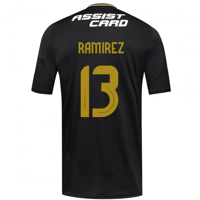 Danxen Damen Fernanda Ramírez #13 Schwarz Weiß Auswärtstrikot Trikot 2025/26 T-Shirt Österreich