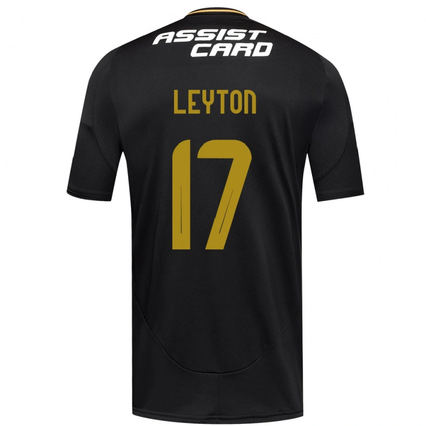 Danxen Damen Geraldine Leyton #17 Schwarz Weiß Auswärtstrikot Trikot 2025/26 T-Shirt Österreich