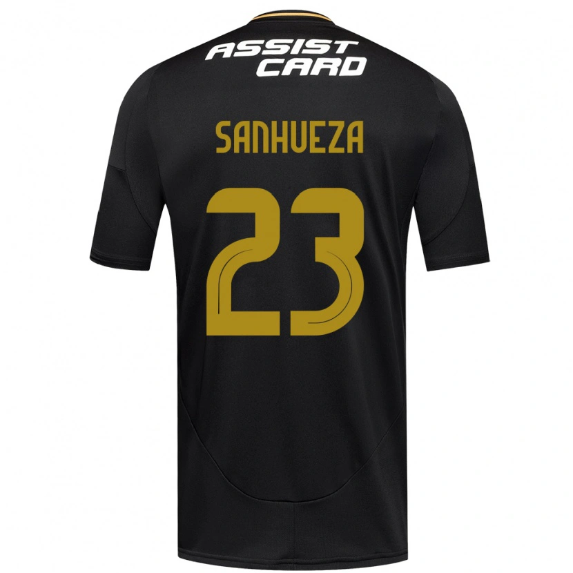 Danxen Damen Nicol Sanhueza #23 Schwarz Weiß Auswärtstrikot Trikot 2025/26 T-Shirt Österreich