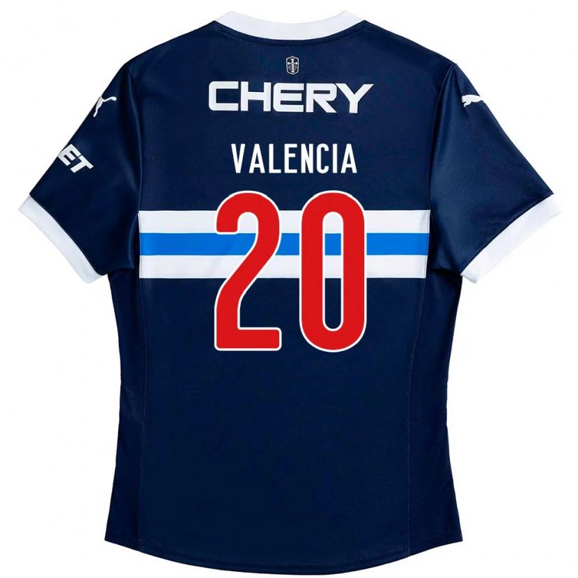 Danxen Damen Jhojan Valencia #20 Königsblau Weiß Auswärtstrikot Trikot 2025/26 T-Shirt Österreich