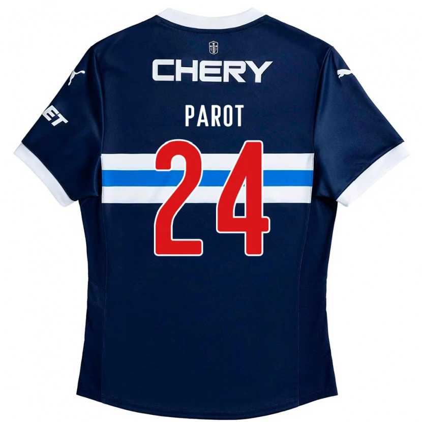 Danxen Damen Alfonso Parot #24 Königsblau Weiß Auswärtstrikot Trikot 2025/26 T-Shirt Österreich