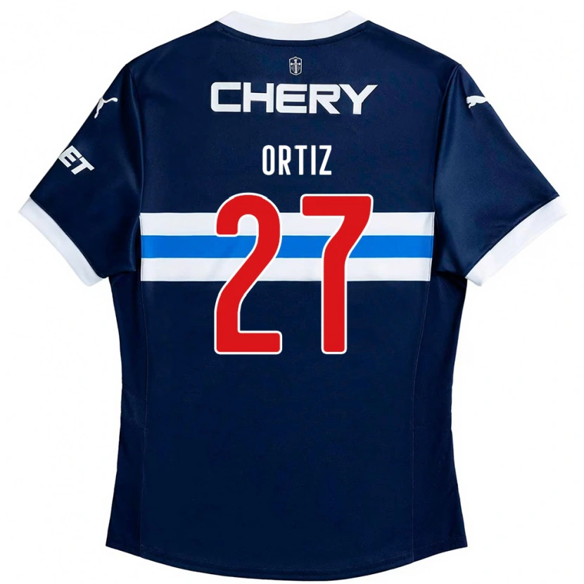 Danxen Damen Jorge Ortiz #27 Königsblau Weiß Auswärtstrikot Trikot 2025/26 T-Shirt Österreich