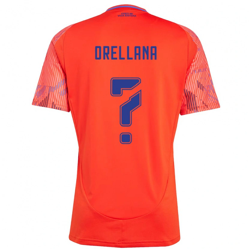 Danxen Damen Bastián Orellana #0 Orange Rot Auswärtstrikot Trikot 2025/26 T-Shirt Österreich