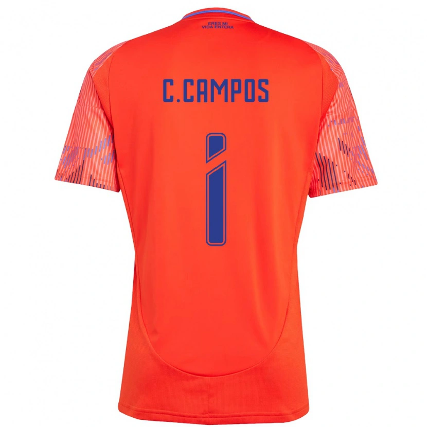 Danxen Damen Cristóbal Campos #1 Orange Rot Auswärtstrikot Trikot 2025/26 T-Shirt Österreich