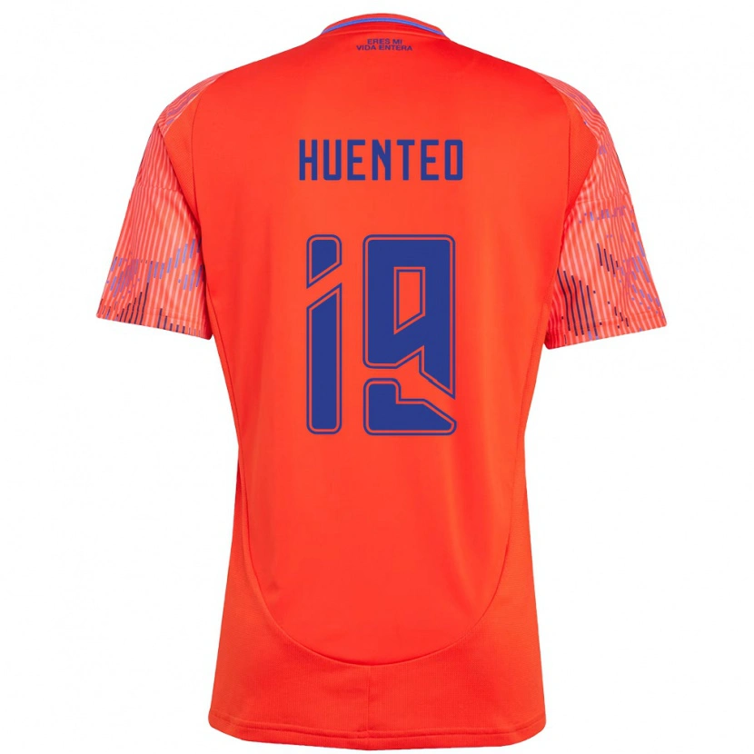 Danxen Damen Yessenia Huenteo #19 Orange Rot Auswärtstrikot Trikot 2025/26 T-Shirt Österreich