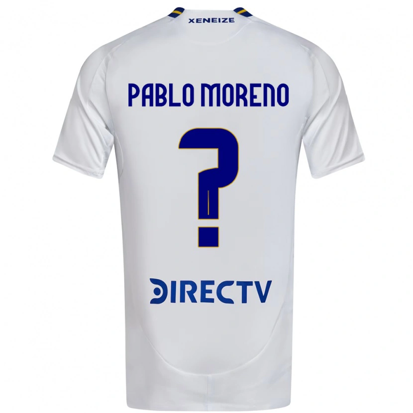 Danxen Damen Juan Pablo Moreno #0 Weiß Blau Auswärtstrikot Trikot 2025/26 T-Shirt Österreich
