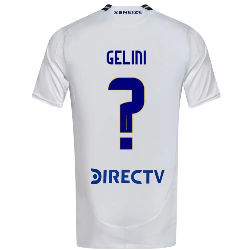 Danxen Damen Gonzalo Gelini #0 Weiß Blau Auswärtstrikot Trikot 2025/26 T-Shirt Österreich