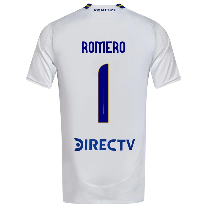 Danxen Damen Sergio Romero #1 Weiß Blau Auswärtstrikot Trikot 2025/26 T-Shirt Österreich