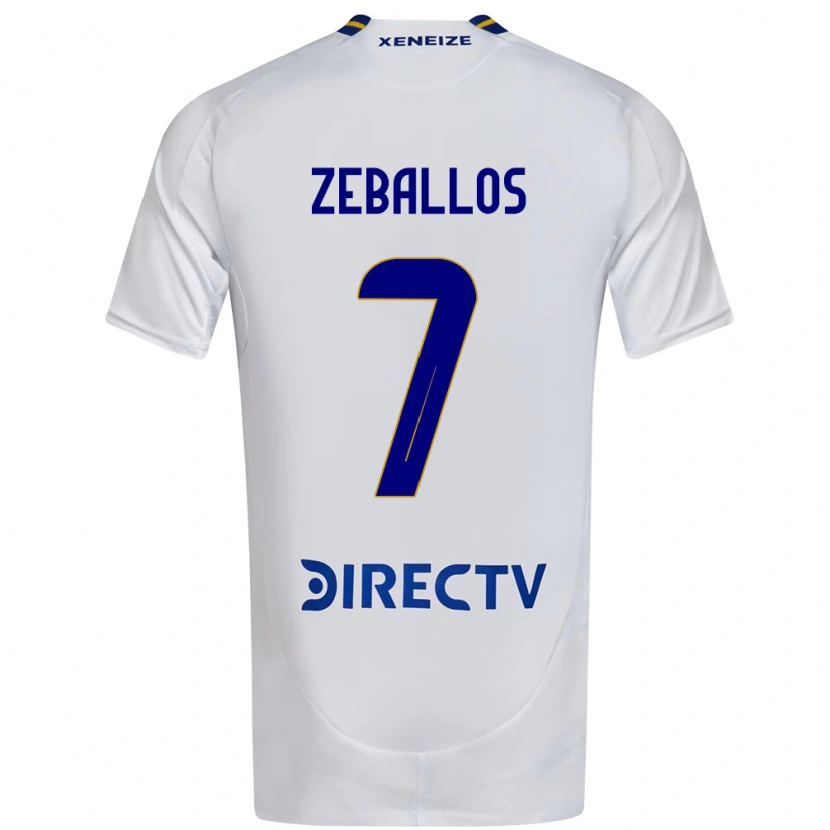 Danxen Damen Exequiel Zeballos #7 Weiß Blau Auswärtstrikot Trikot 2025/26 T-Shirt Österreich