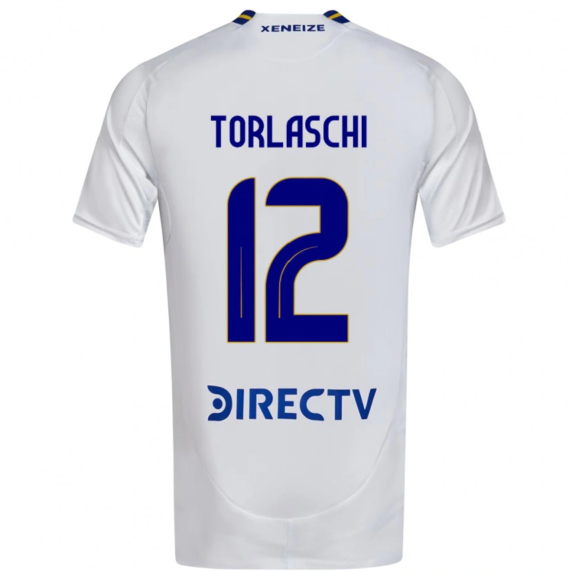 Danxen Damen Lucas Torlaschi #12 Weiß Blau Auswärtstrikot Trikot 2025/26 T-Shirt Österreich