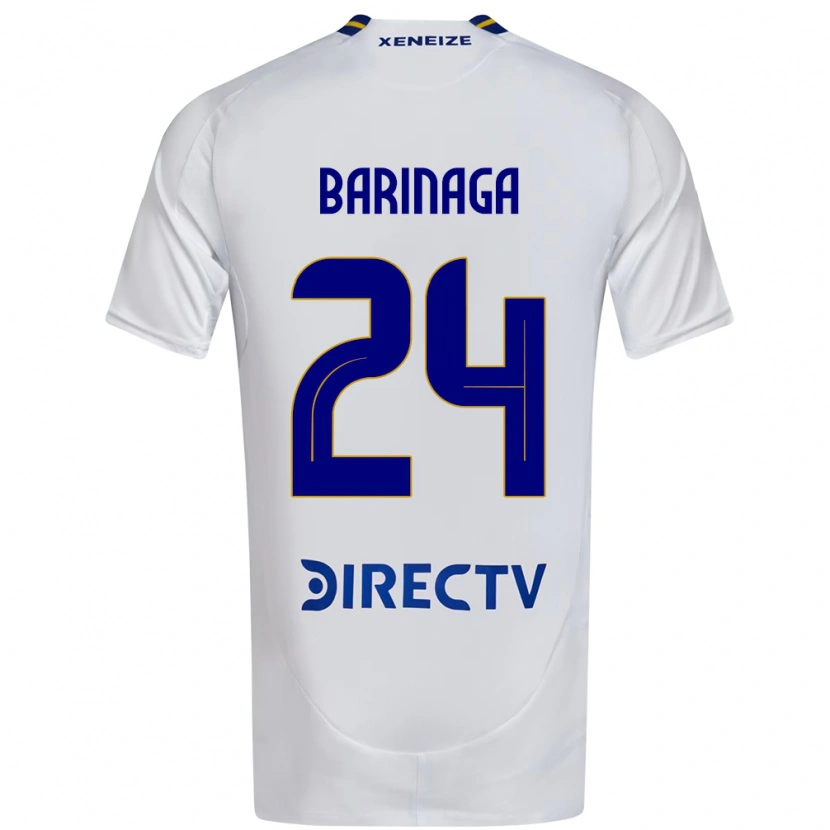 Danxen Damen Juan Barinaga #24 Weiß Blau Auswärtstrikot Trikot 2025/26 T-Shirt Österreich