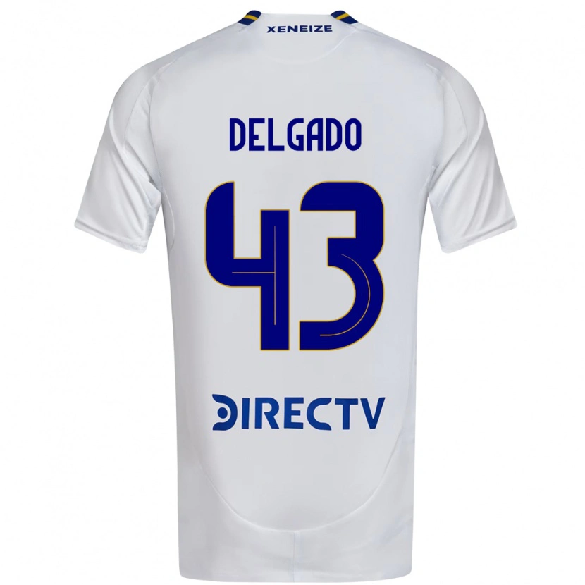 Danxen Damen Milton Delgado #43 Weiß Blau Auswärtstrikot Trikot 2025/26 T-Shirt Österreich