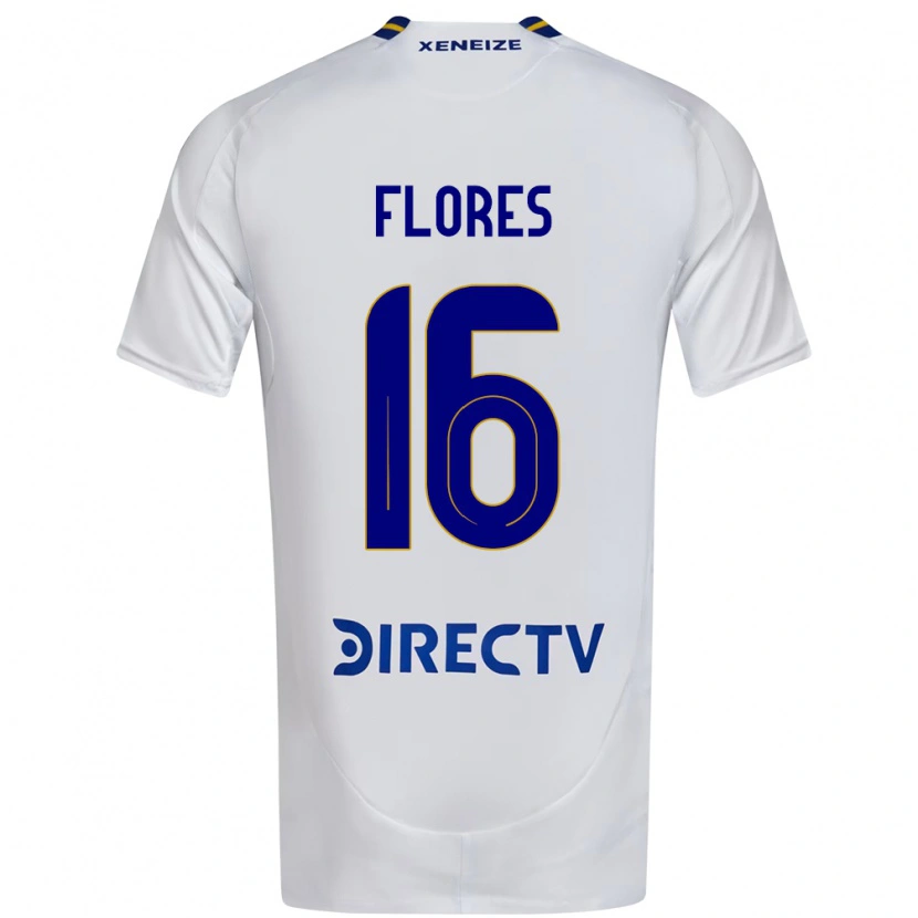 Danxen Damen Eugenia Flores #16 Weiß Blau Auswärtstrikot Trikot 2025/26 T-Shirt Österreich