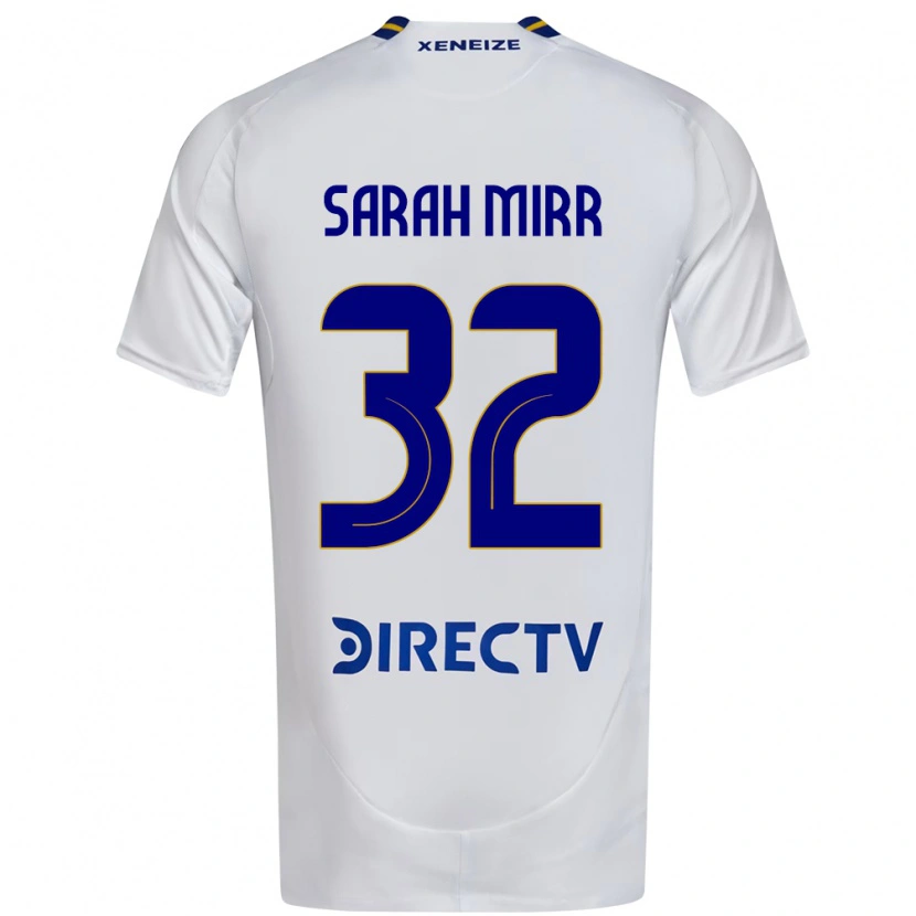 Danxen Damen Sarah Mirr #32 Weiß Blau Auswärtstrikot Trikot 2025/26 T-Shirt Österreich