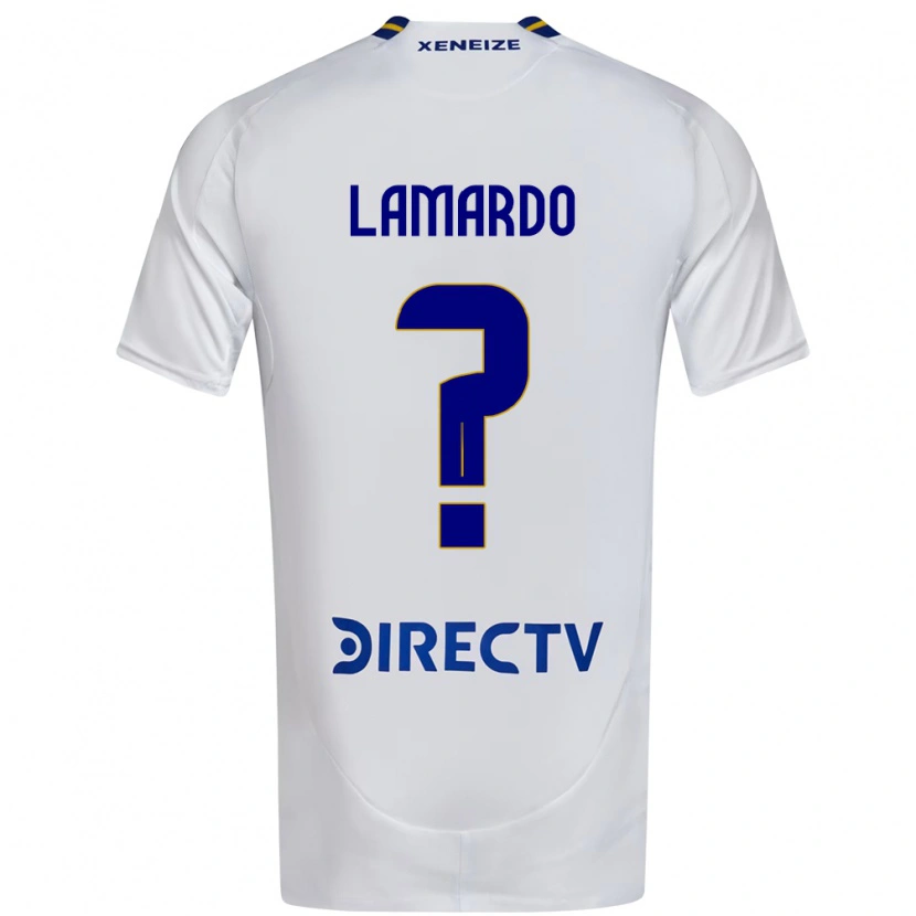 Danxen Damen Gonzalo Lamardo #0 Weiß Blau Auswärtstrikot Trikot 2025/26 T-Shirt Österreich