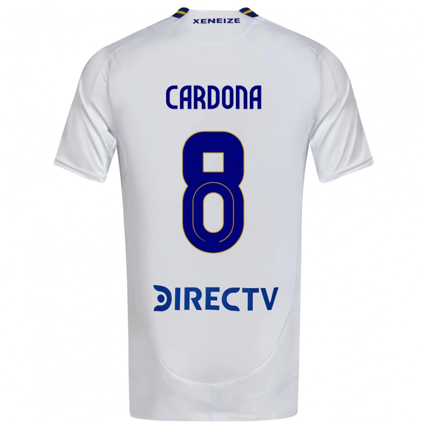 Danxen Damen Edwin Cardona #8 Weiß Blau Auswärtstrikot Trikot 2025/26 T-Shirt Österreich