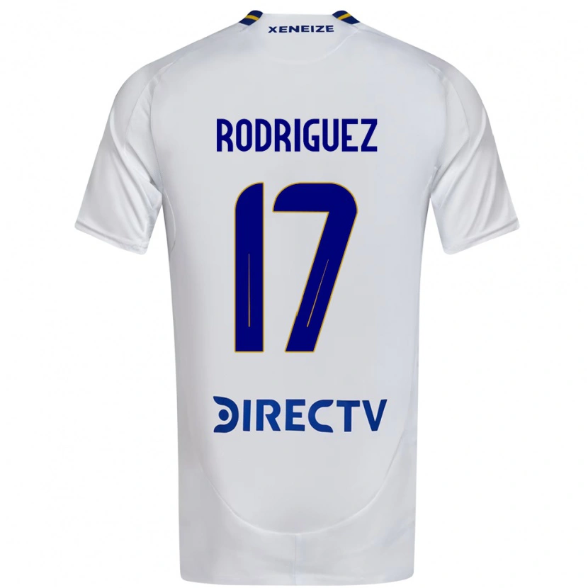 Danxen Damen Fanny Rodriguez #17 Weiß Blau Auswärtstrikot Trikot 2025/26 T-Shirt Österreich
