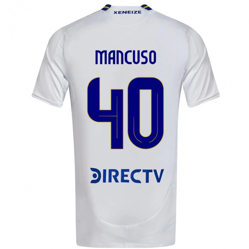 Danxen Damen Eros Mancuso #40 Weiß Blau Auswärtstrikot Trikot 2025/26 T-Shirt Österreich
