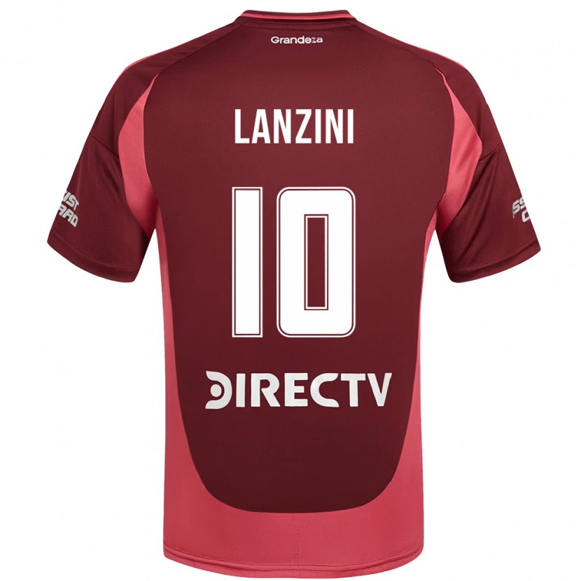 Danxen Damen Manuel Lanzini #10 Burgunder Magenta Auswärtstrikot Trikot 2025/26 T-Shirt Österreich