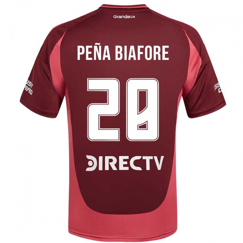 Danxen Damen Felipe Pena Biafore #28 Burgunder Magenta Auswärtstrikot Trikot 2025/26 T-Shirt Österreich