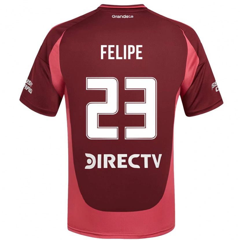 Danxen Damen Laura Felipe #23 Burgunder Magenta Auswärtstrikot Trikot 2025/26 T-Shirt Österreich