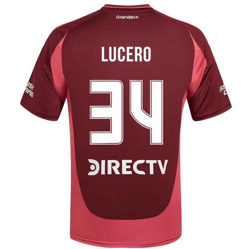 Danxen Damen Daniel Lucero #34 Burgunder Magenta Auswärtstrikot Trikot 2025/26 T-Shirt Österreich