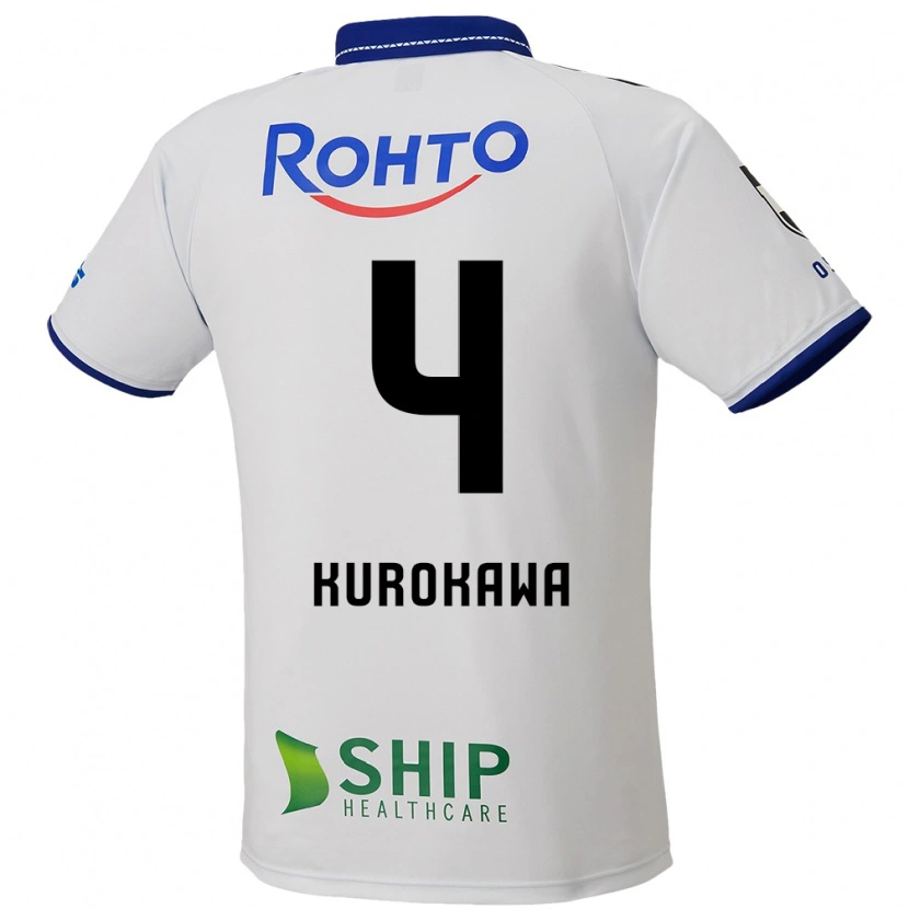 Danxen Damen Keisuke Kurokawa #4 Weiß Blau Schwarz Auswärtstrikot Trikot 2025/26 T-Shirt Österreich