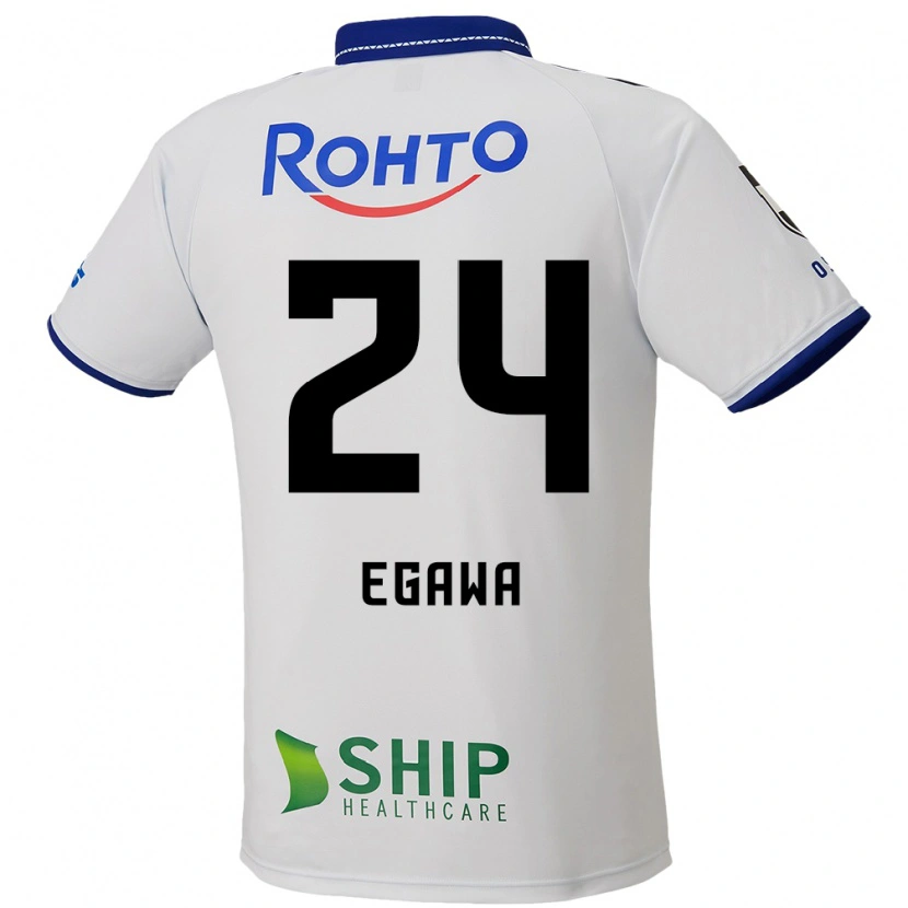 Danxen Damen Yusei Egawa #24 Weiß Blau Schwarz Auswärtstrikot Trikot 2025/26 T-Shirt Österreich