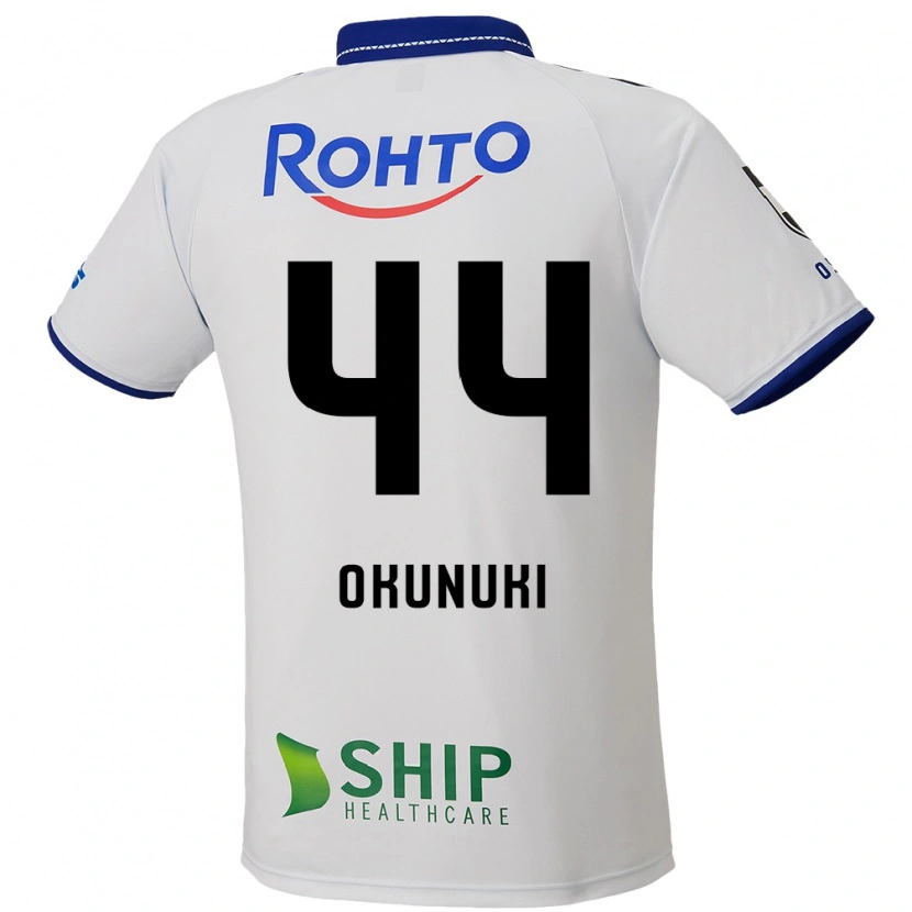 Danxen Damen Kanji Okunuki #44 Weiß Blau Schwarz Auswärtstrikot Trikot 2025/26 T-Shirt Österreich