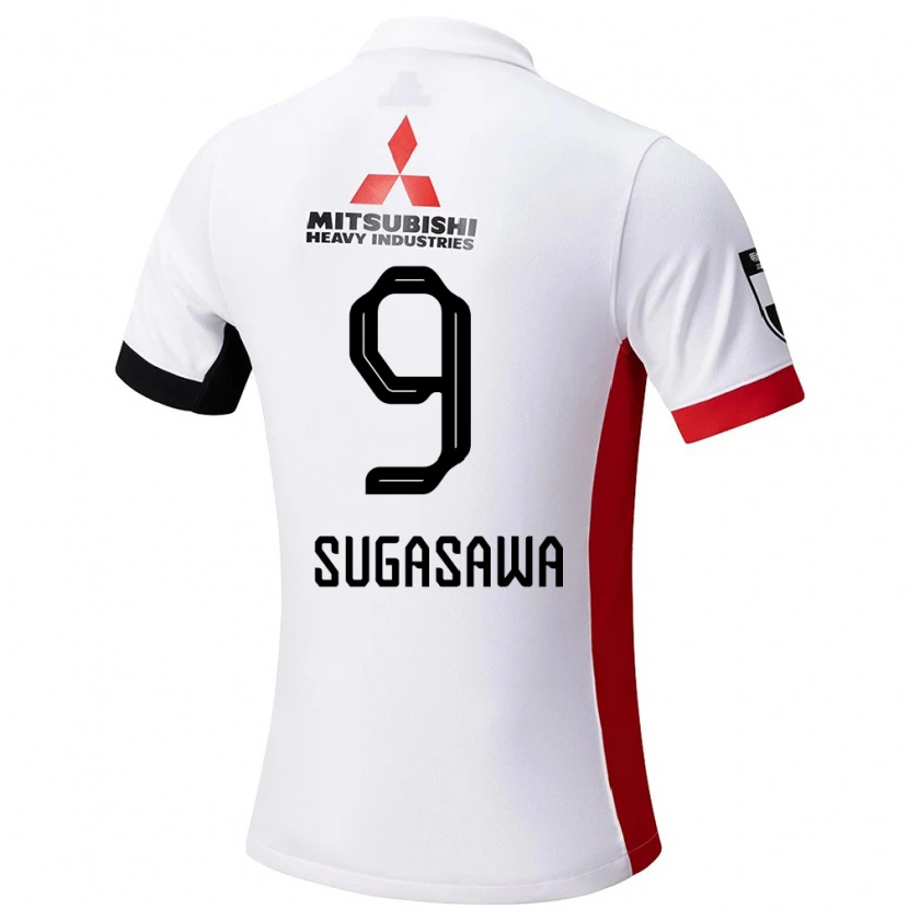 Danxen Damen Yuika Sugasawa #9 Weiß Schwarz Auswärtstrikot Trikot 2025/26 T-Shirt Österreich